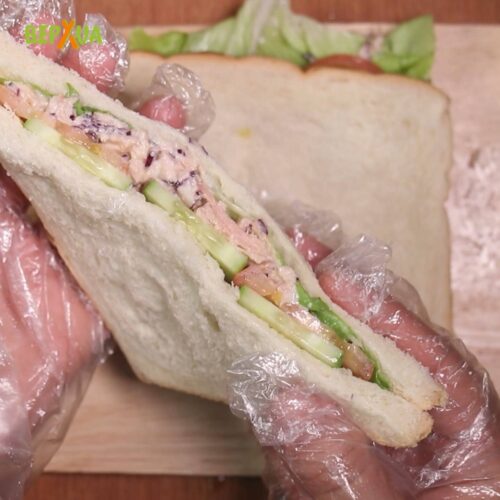 Cách làm bánh mì sandwich cá ngừ phô mai đầy dinh dưỡng