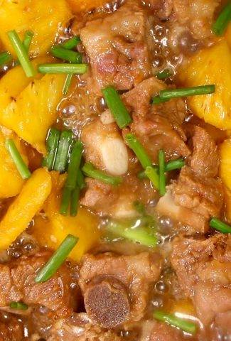 Sườn non kho thơm