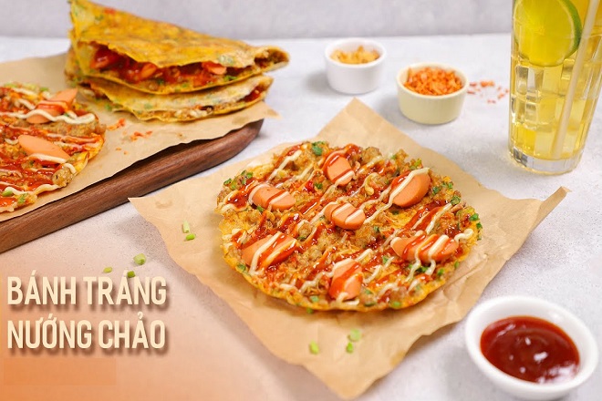 bánh tráng nướng chảo