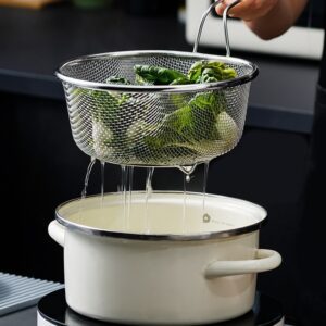 Giỏ Lưới Inox Chiên Nhúng