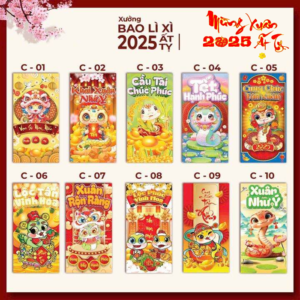 Set 10 Bao Lì Xì 2025