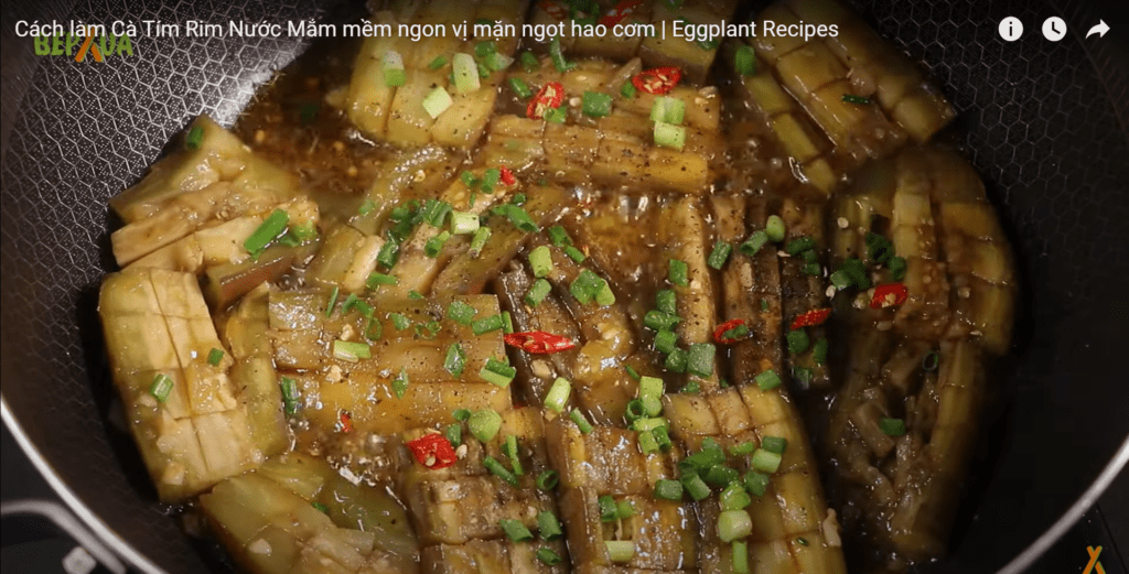 Cách làm cà tím rim nước mắm đậm đà hao cơm - BepXua