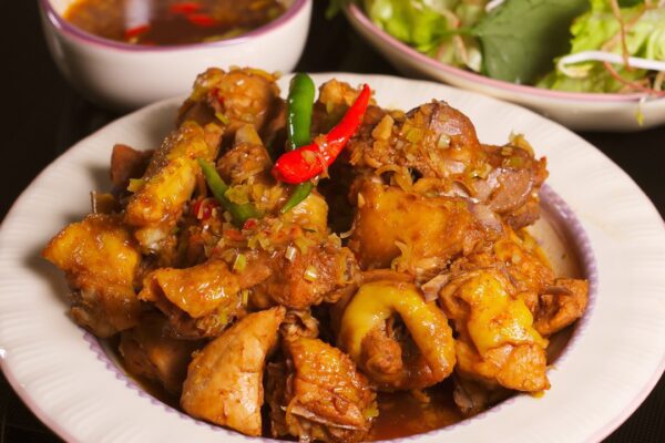 Gà Kho Sả